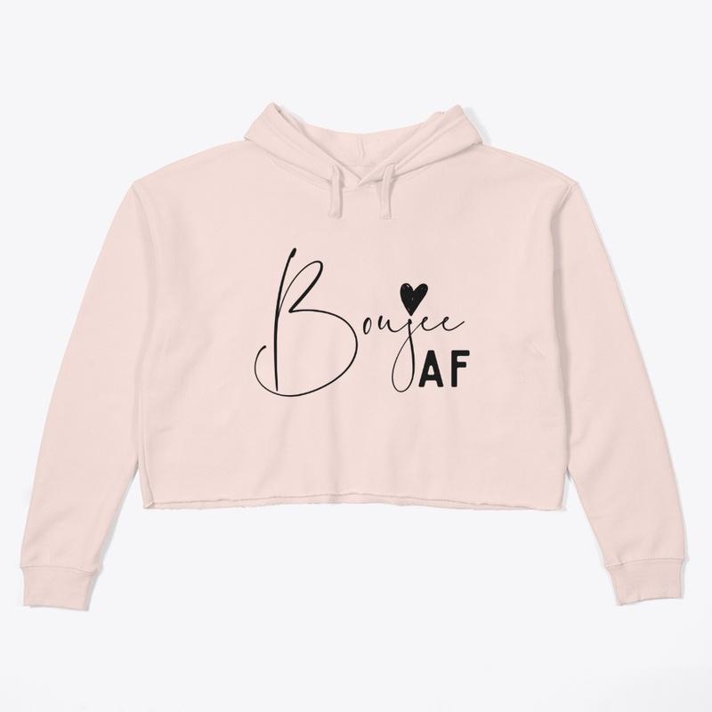 BOUJEE AF Adult Crop Hoodie